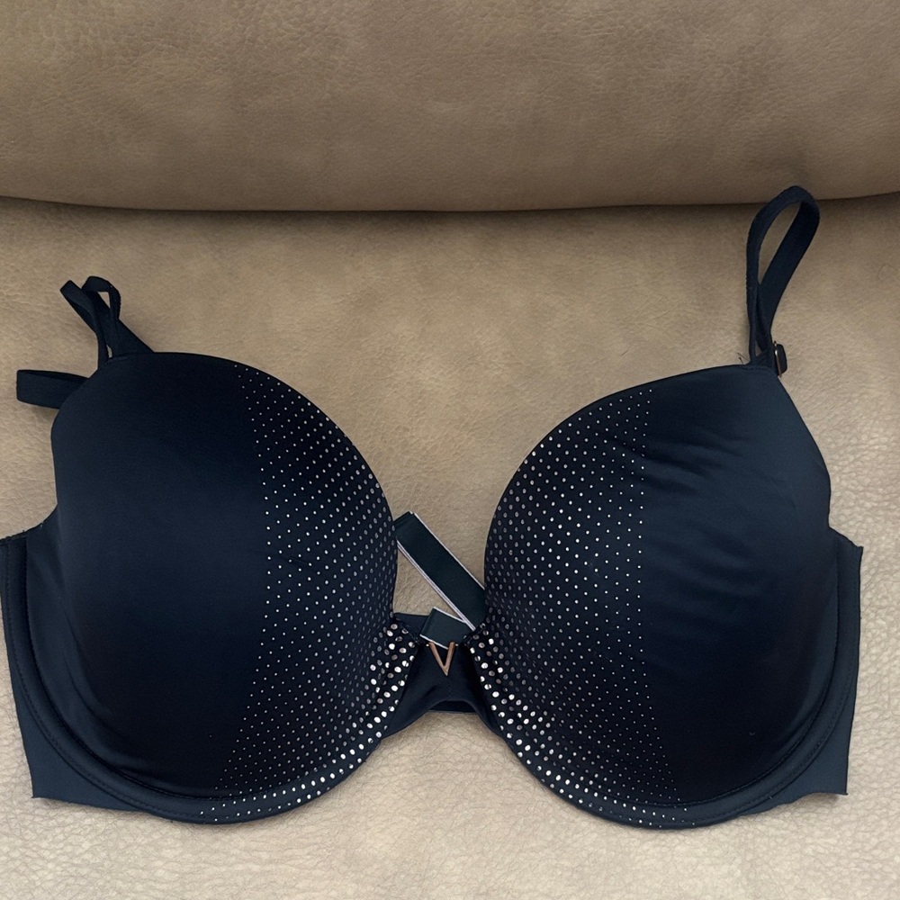 Victoria's Secret Black Studded Bra